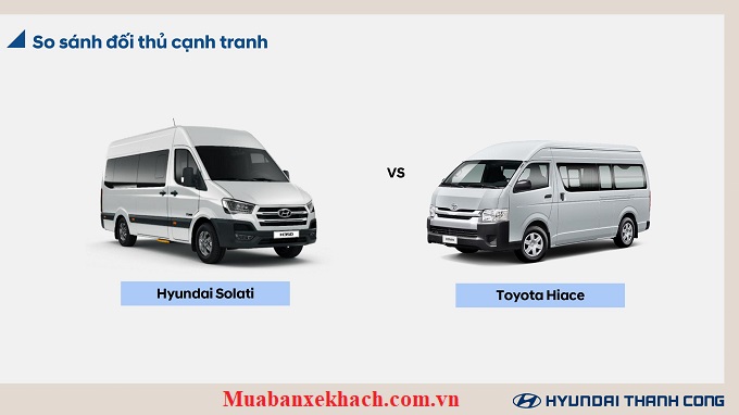 Hyundai Solati và Toyota Hiace